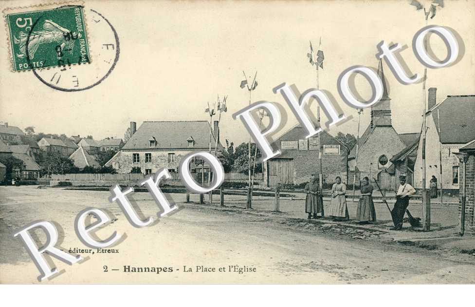 la Place et l'eglise