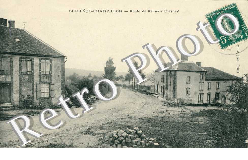 Bellevue-Champillon - Route de Reims a Epernay