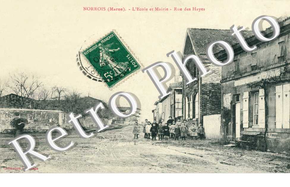 l'école et mairie, Rue des Hayes