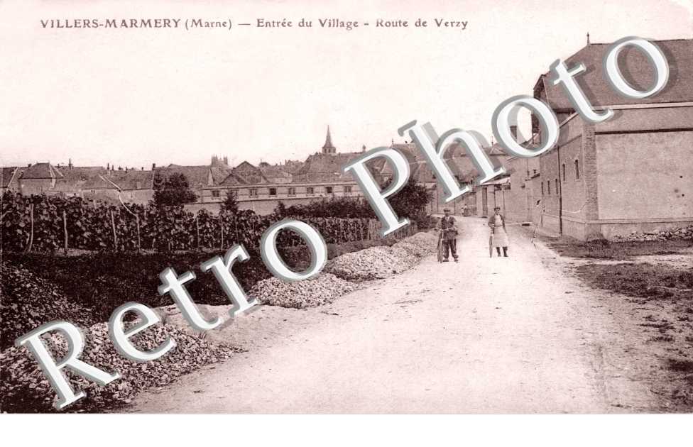 entrée du village Route de Verzy