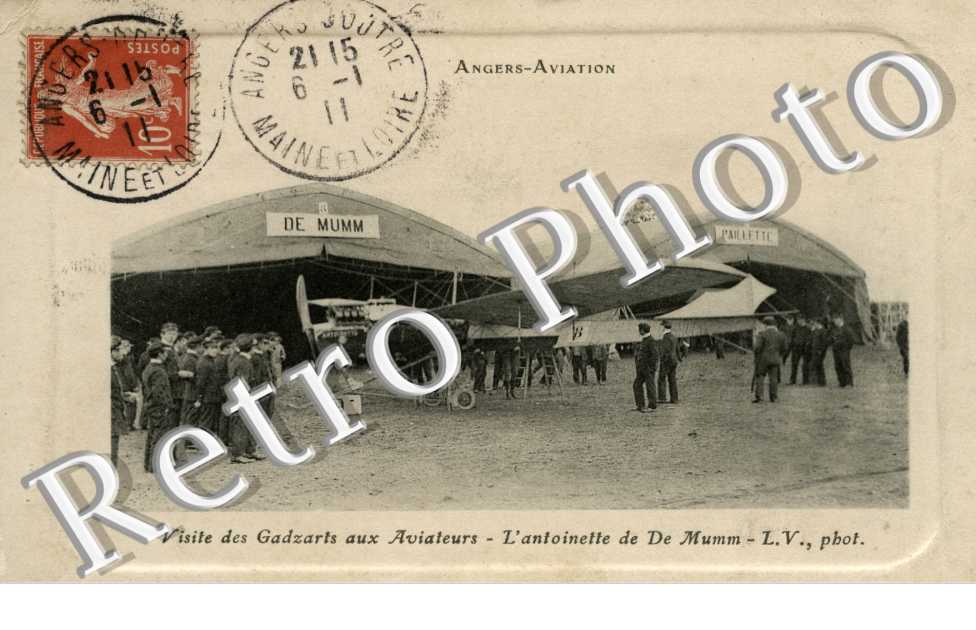 aviation, visite des gadzarts aux aviateurs, l'antoinette de De Mumm