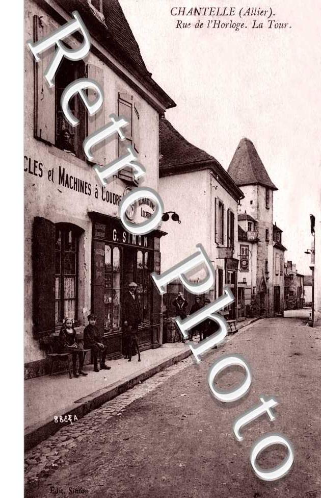rue de l'Horloge. la tour