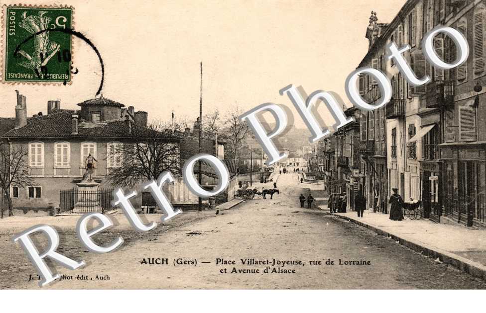 Place Villaret-Joyeuse, rue de Lorraine et avenue d'Alsace
