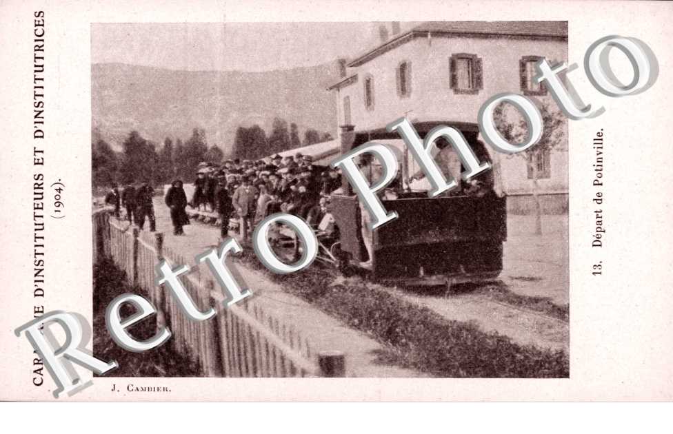 depart de Potinville Caravane d'instituteurs et d'institutrices - 1904
