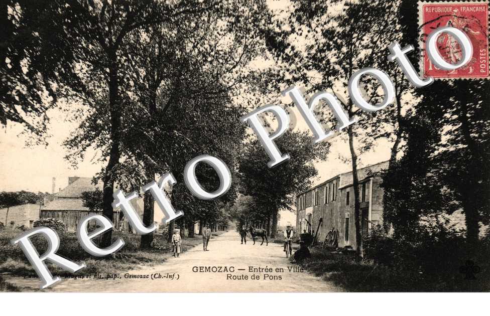 entrée en ville - route de Pons