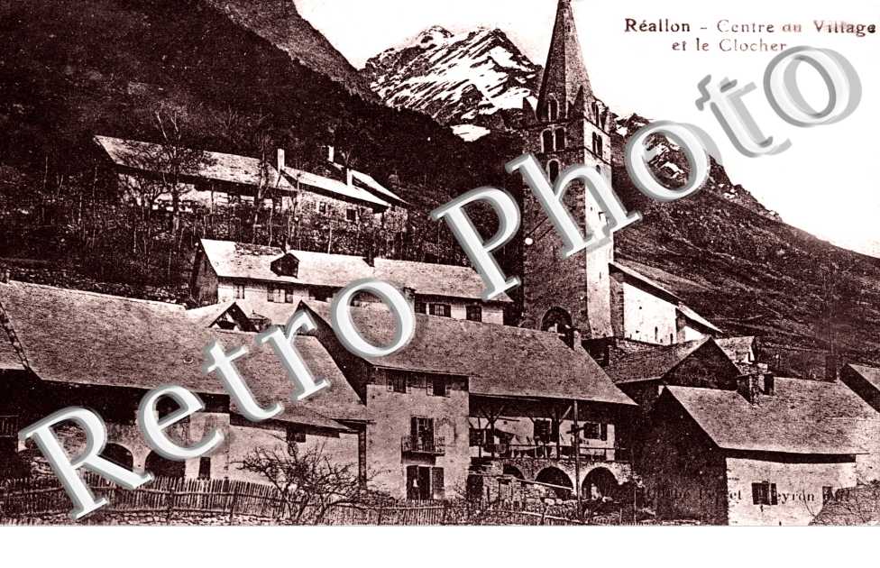 centre du village et le clocher