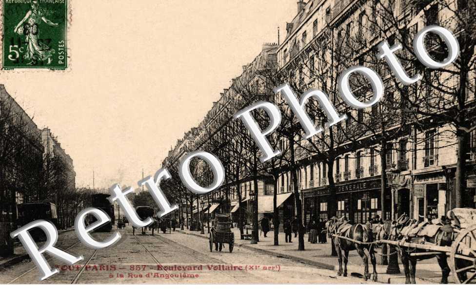 BOULEVARD VOLTAIRE a la rue d'Angouleme