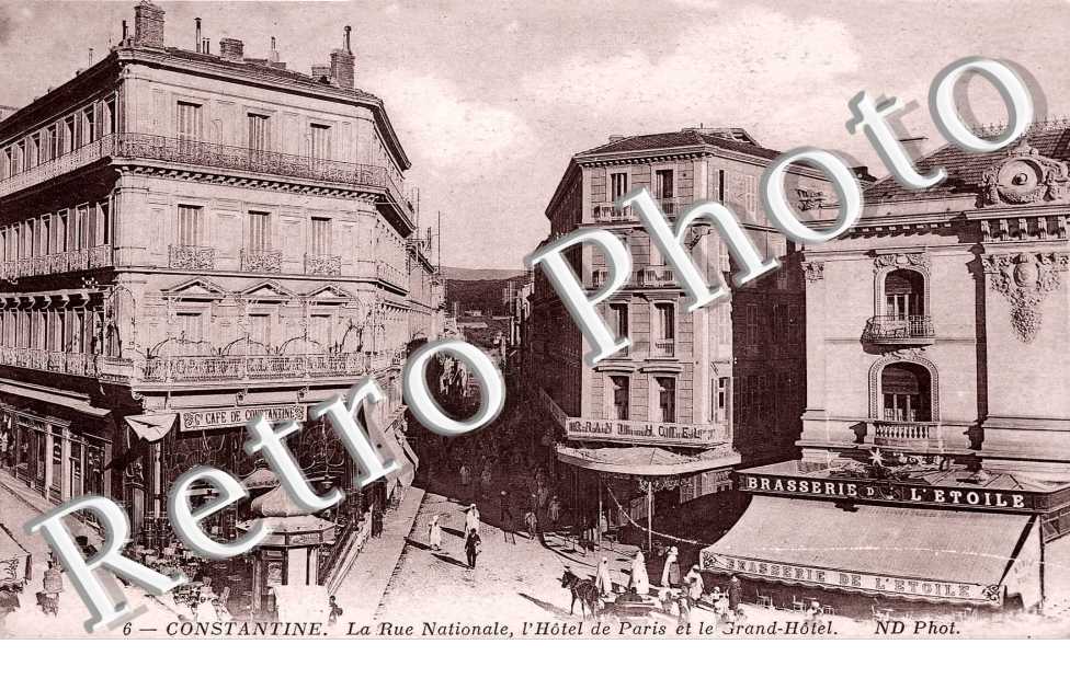 la rue Nationale, l'hôtel de Paris et le Grand-Hôtel