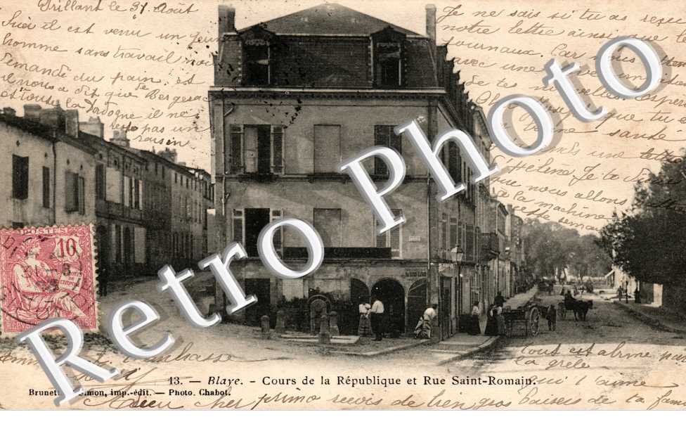 cours de la République et rue Saint-Romain