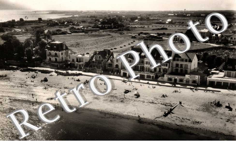 vue aérienne La plage et l'Hôtel Celtic