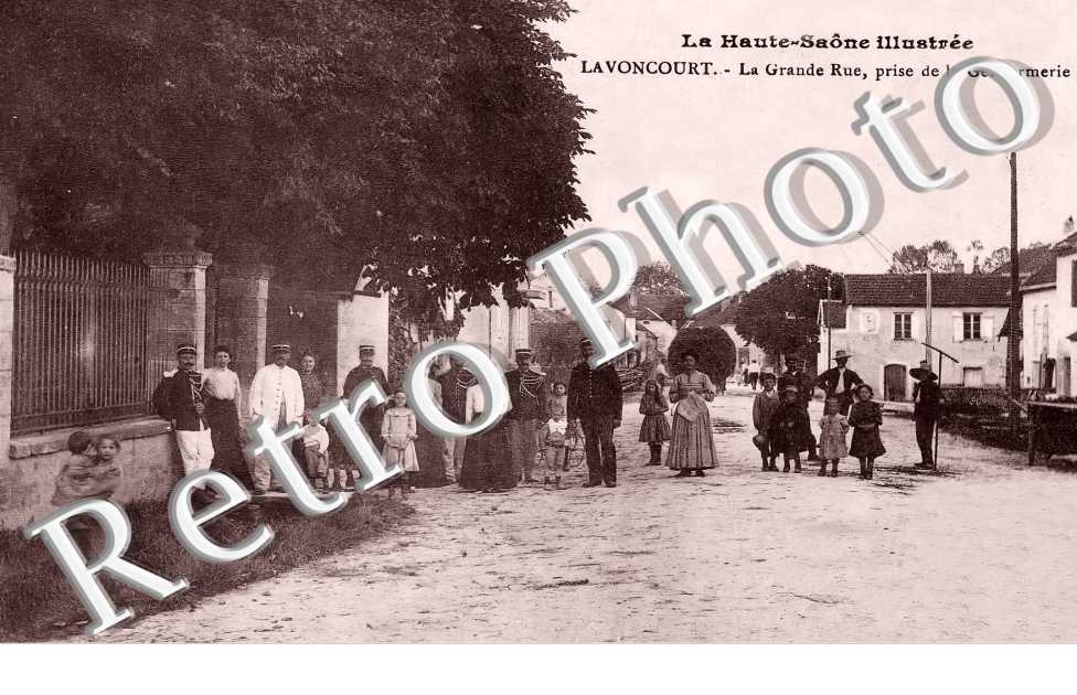 la grande rue, prise de la gendarmerie
