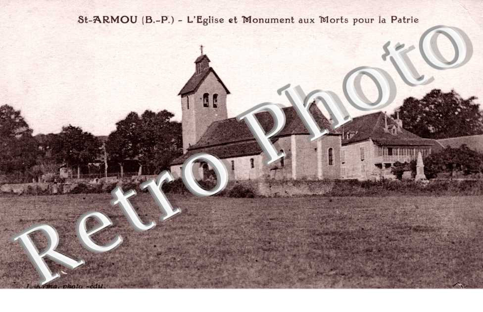 l'église et Monument aux Morts pour la patrie