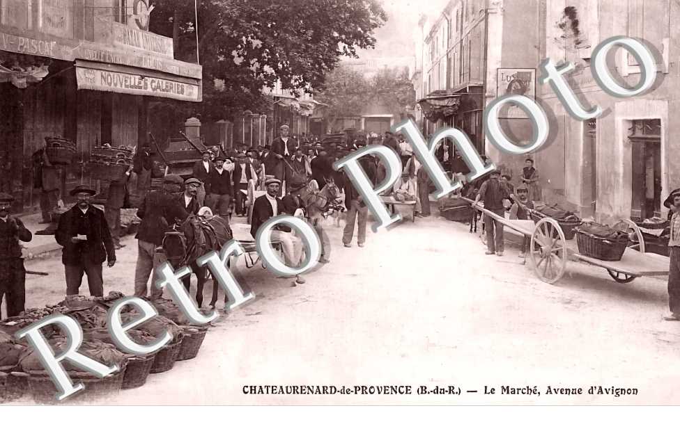 le marché, avenue d'Avignon
