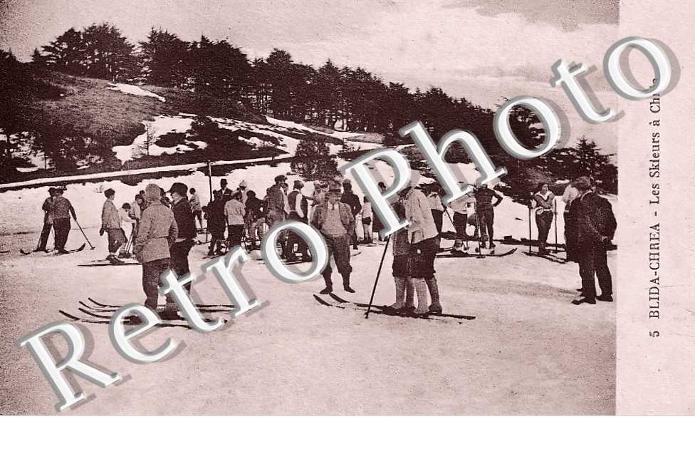 les skieurs à Chréa.