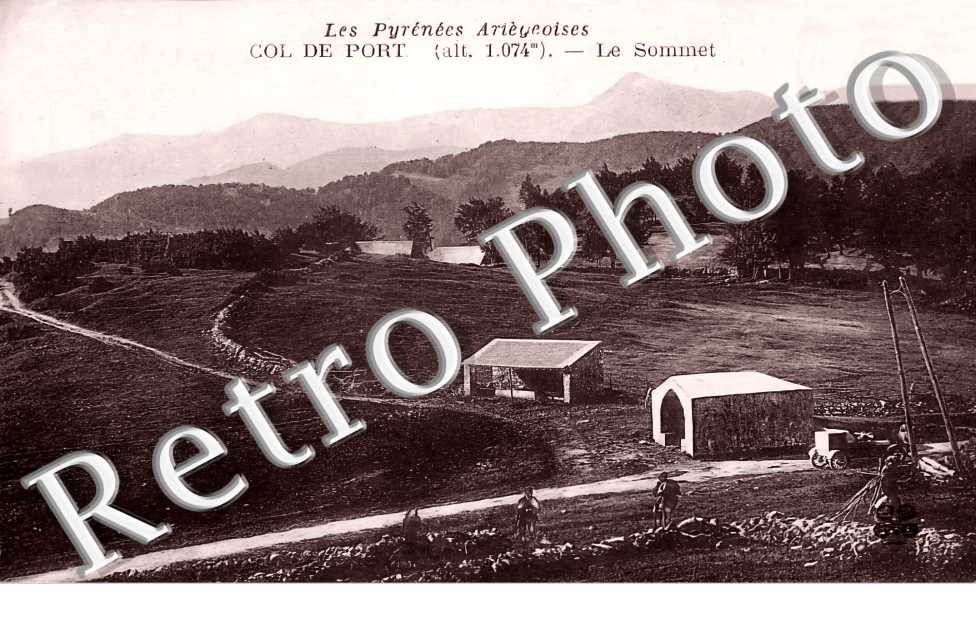 col de port. Le sommet