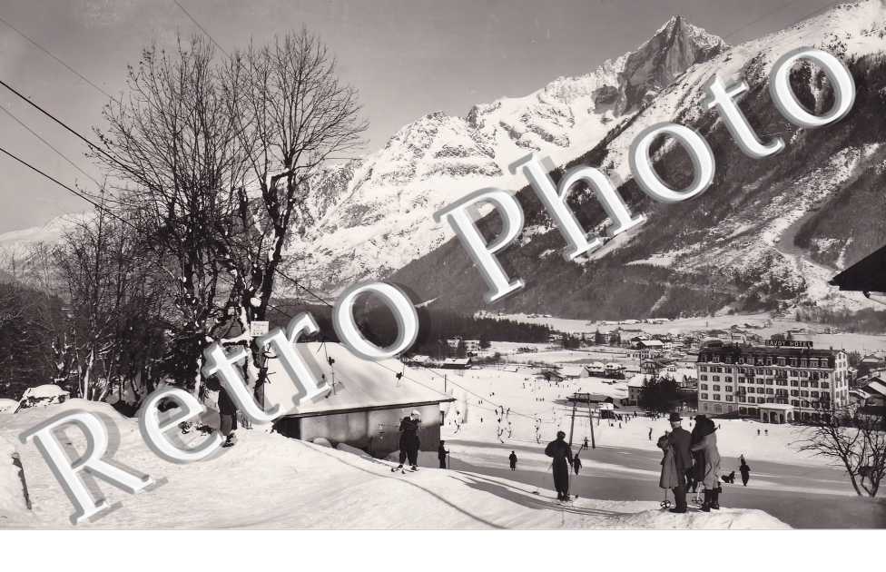 Piste de ski et le Savoy Hôtel.