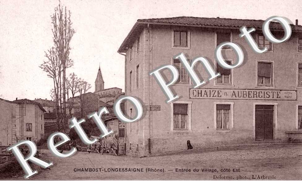 entrée du village. Chaize Aubergiste