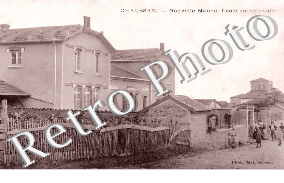 nouvelle mairie. Ecole communale.