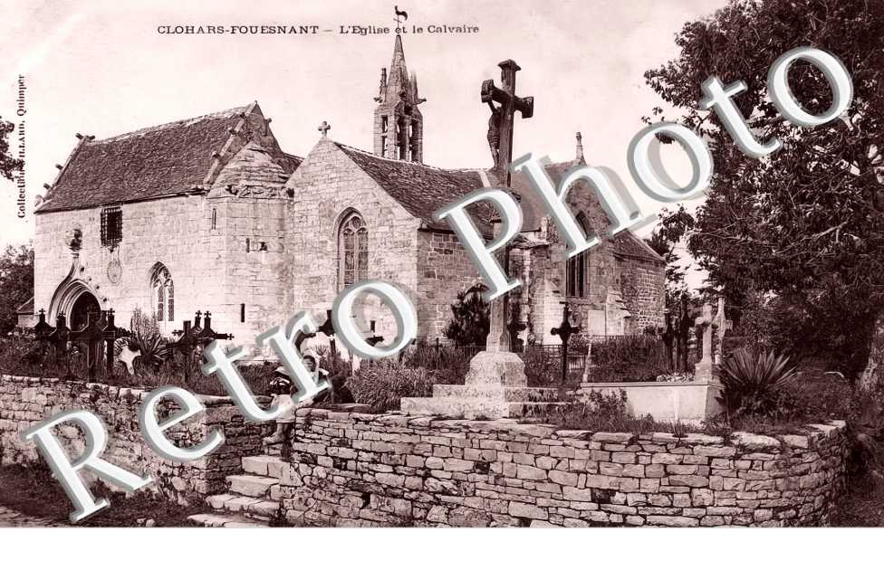 l'église et le calvaire