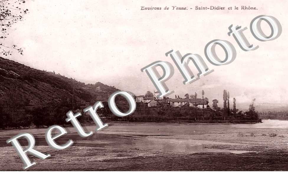environ de Yenne. Saint-Didier et le Rhône