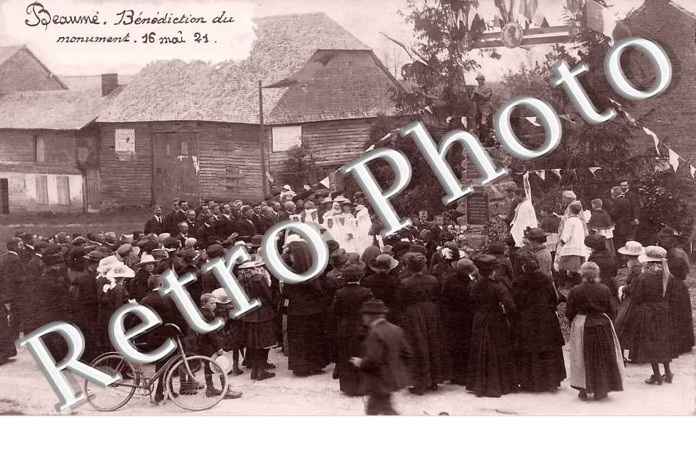 bénédiction du monument. 16 mai 1921