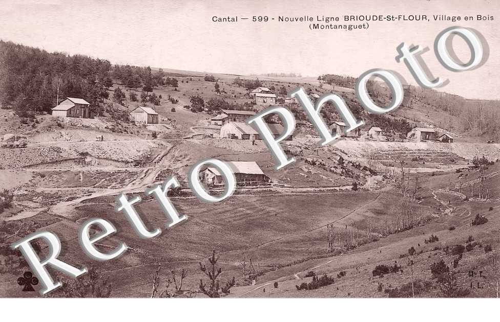 Village en bois. Montanaguet.