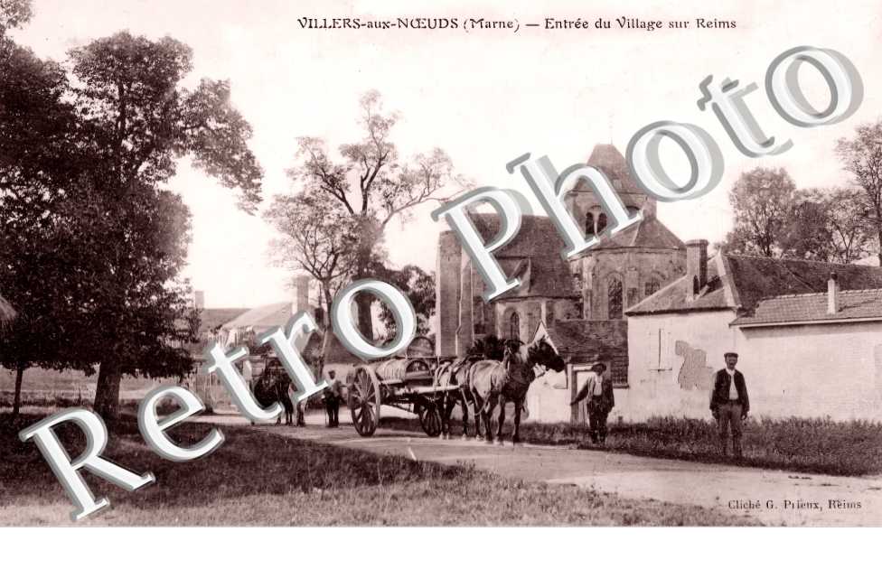 entrée du village sur Reims