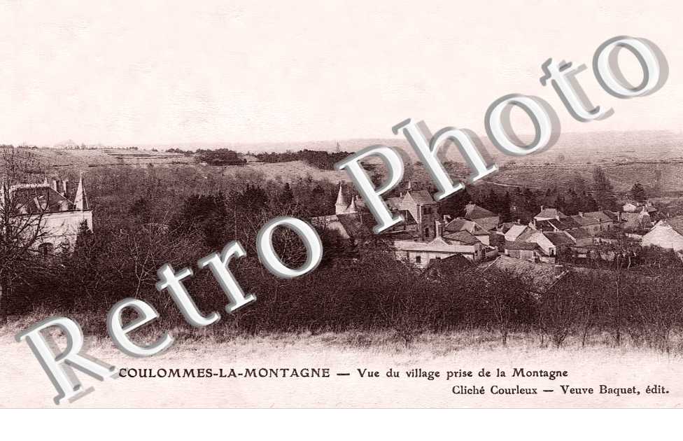 vue du village prise de la Montagne