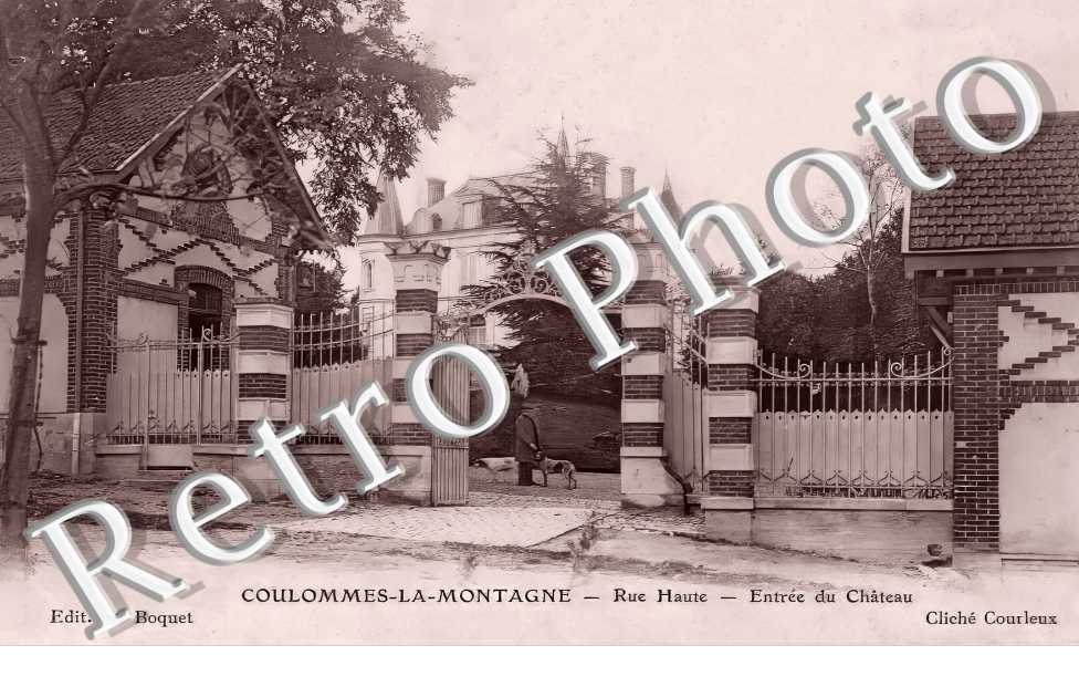 rue Haute. Entrée du château