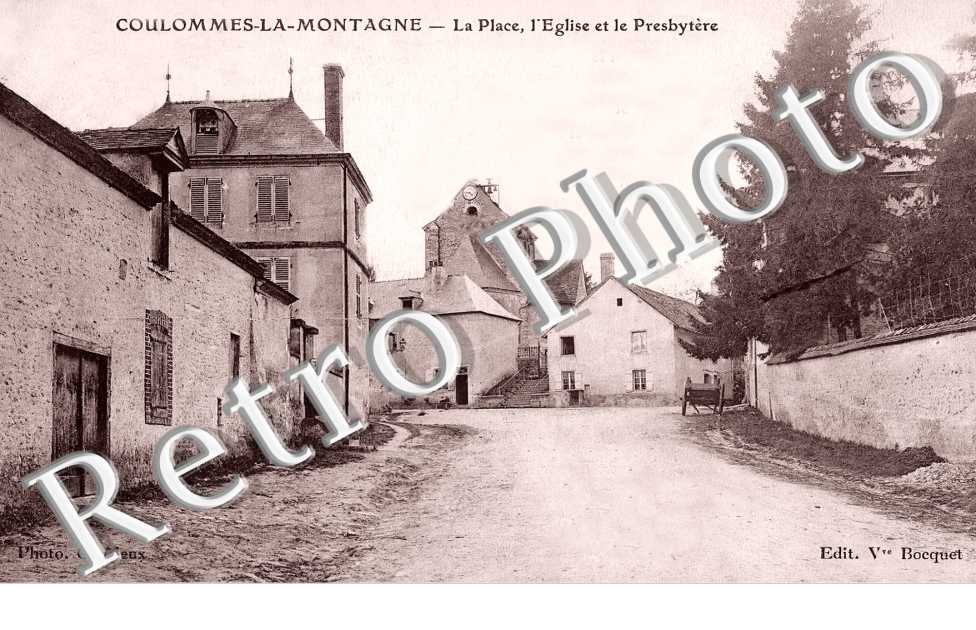 la place, l'église et le Presbytère