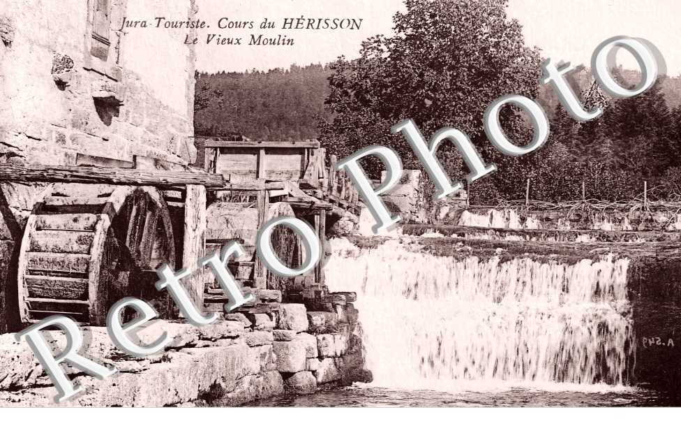 Cours du Hérisson Le vieux moulin