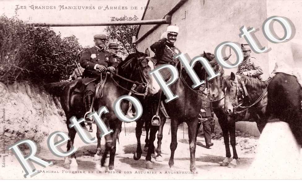 l'amiral Fournier et le prince des Asturies