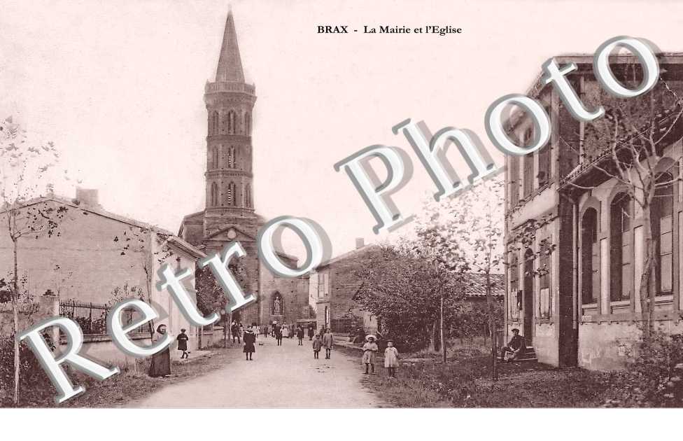 la mairie et l'église