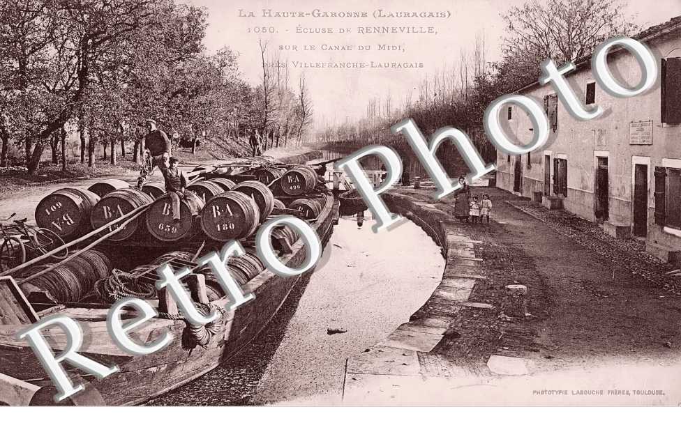 écluse sur le Canal du Midi.