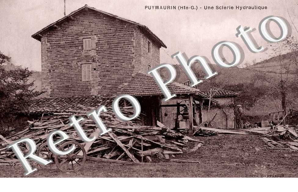 une scierie hydraulique