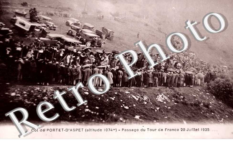 col de Portet d'Aspet. Passage du Tour de France 20 juillet 1935