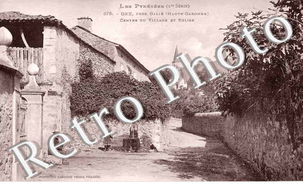 Centre du village et église