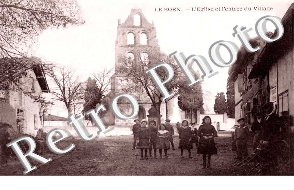 l'église et l'entrée du village