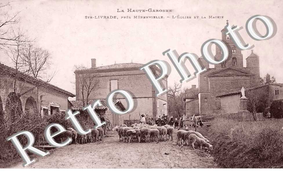 l'église et la mairie