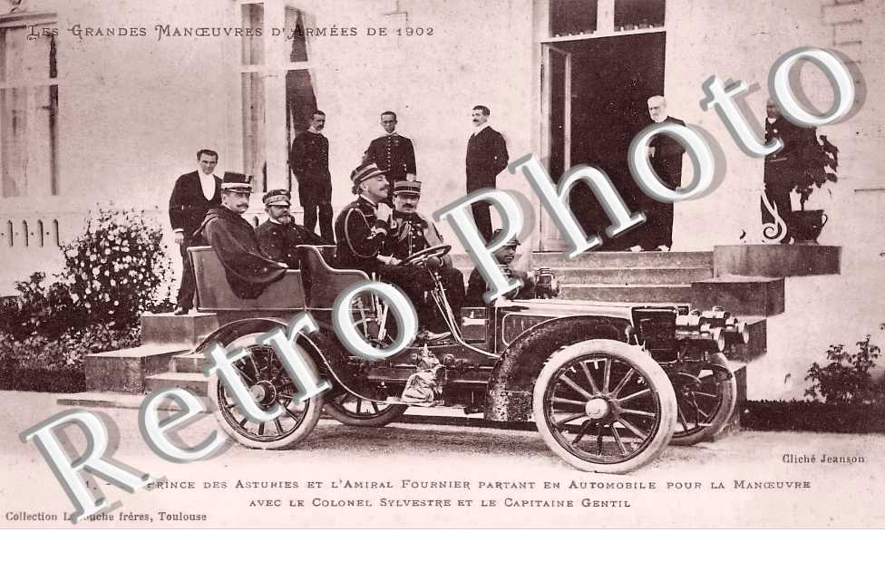 Les Grandes Manoeuvres d'Armées de 1902. Le prince des Asturies et l'amiral Fournier