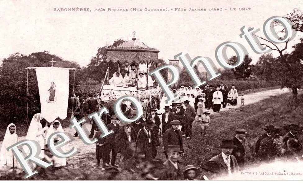 Fête Jeanne d'Arc. Le char.