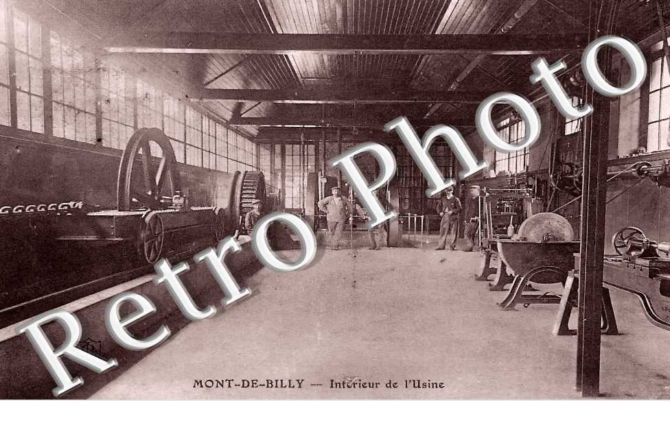 Mont de Billy. Intérieur de l'usine