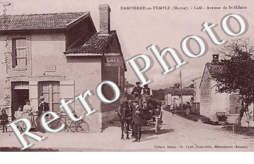 Café. Avenue de Saint-Hilaire