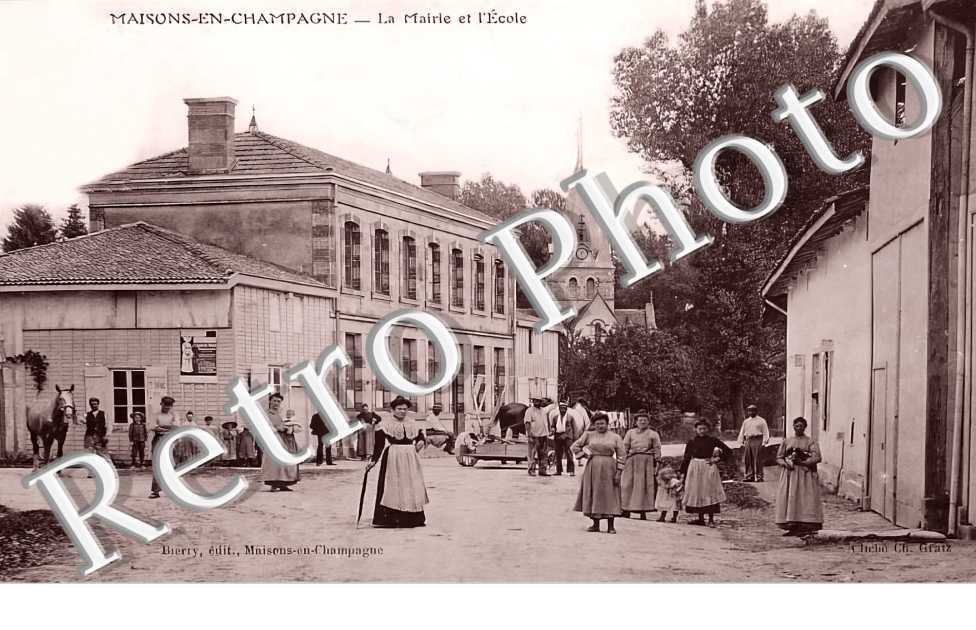 la mairie et l'école