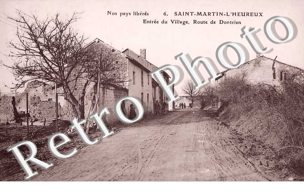 entree du village, route de Dontrien