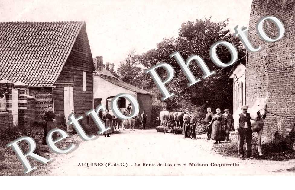 la route de Licques et Maison Coquerelle