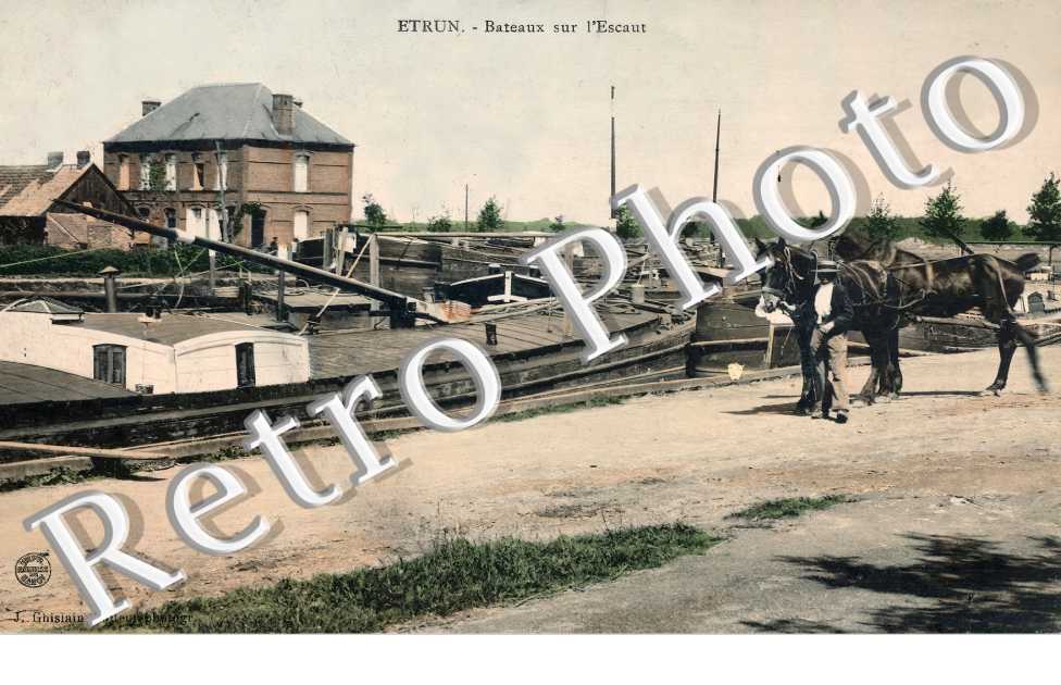 bateaux sur l'Escaut