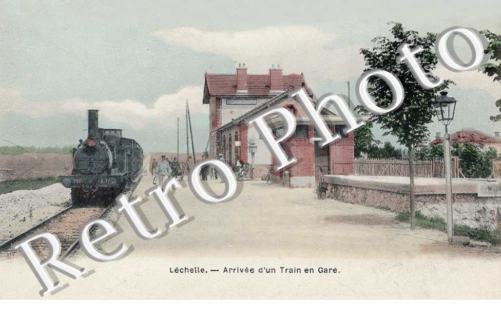 arrivée d'un train en gare