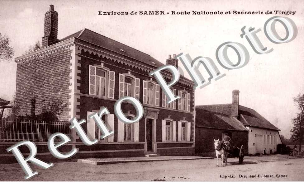 Route nationale et brasserie de Tingry