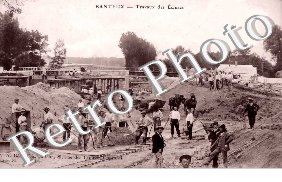 travaux des écluses